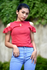 Fototapeta premium An A Filipina Girl Posing