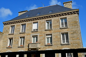 Saint Malo; France - july 28 2019 : picturesque city in summer