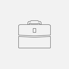 Brief case vector icon illustration icon