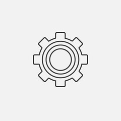 gear vector icon illustration icon
