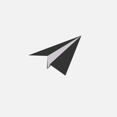 paper plane vector icon illustration icon