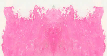 Modern aquarelle painted pink watercolor canvas for splash design, invitation background, vintage template. Subtle light pastel color ink effect shades gradient on textured paper