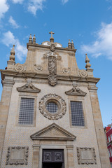 Fototapeta na wymiar Iglesia de la Orden de los Terceros en Braga. Portugal.