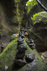 Tower of rocks on Bali, Indonesia