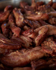 fried chicken wings in a bowl without souce