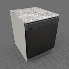 Kitchen countertop dishwasher