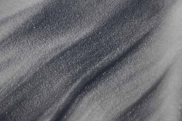 Fototapeta na wymiar Structure of frost snow on the mountains