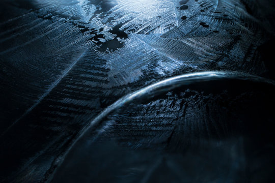 Frozen bubble close up