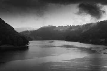 Cloudy day at Eifel National Park