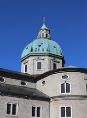 Cathedral of Salzburg town in Austria