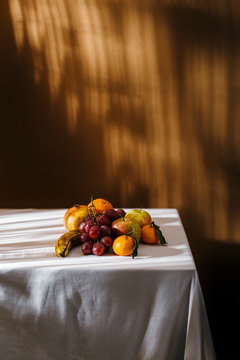 mature fruit on a table