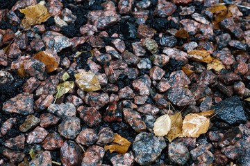 stones on the railway