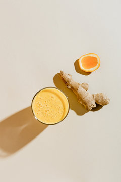 Orange ginger juice