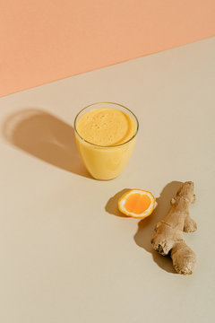 Orange ginger juice