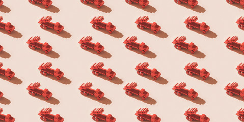 Missile launcher truck