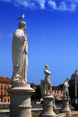 Obraz premium padua city, prato della valle square, italy 