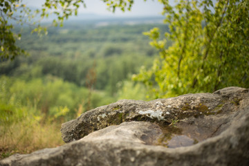 Small splash on the rock