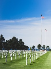 American war Cemetery, Omaha Beach 