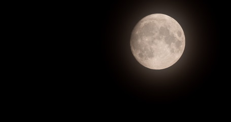 Half Moon Background being Earth's only permanent natural satellite