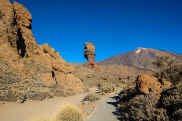 The famous Finger Of God rock. Tenerife