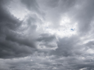 Obraz premium Beautiful various forms clouds in the high sky