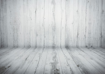 Wood textured wall and floor background