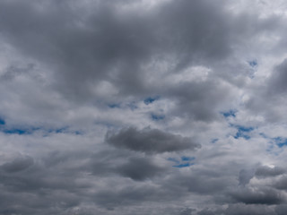 Obraz premium Beautiful various forms clouds in the high sky