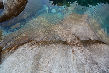 valle verzasca clear river valley