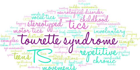 Tourette Syndrome Word Cloud