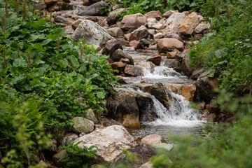 Fototapeta na wymiar Stream in High Tatras