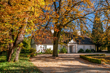 The Birthplace of Fryderyk Chopin and Park. Zelazowa Wola, Masovian Voivodeship, Poland.