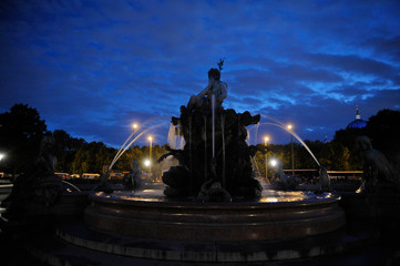 Neptunbrunnen auf dem Berliner Alexanderplatz
