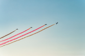 acrobatic flight show