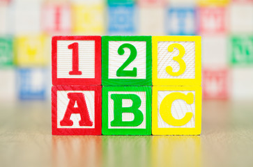 123 ABC in Blocks