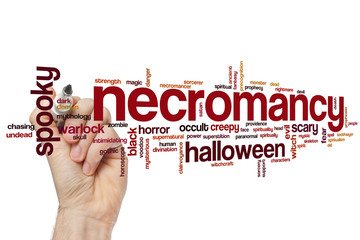 Necromancy word cloud