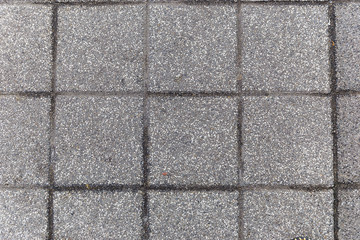 Texture of square tiles on the floor