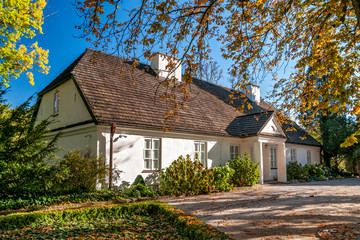 The Birthplace of Fryderyk Chopin and Park. Zelazowa Wola, Masovian Voivodeship, Poland.