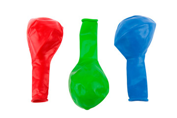 Red Green Blue Balloons