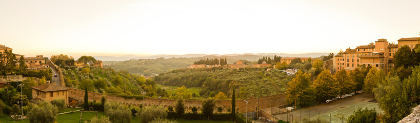 Fototapeta premium Panorama Sieny