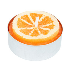 Orange Tea Light Cutout