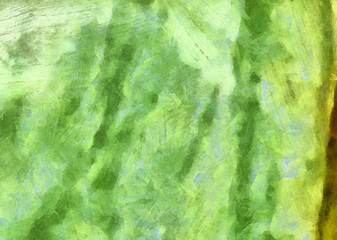 Abstract background in mixed colors. Oil and watercolor design elements. Design template for covers, posters and banners. Simple macro close-up paint brush strokes.