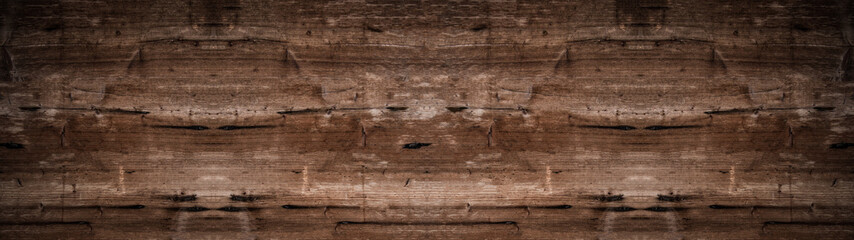 Braune alte verwitterte Holzbretter - Holztextur - Holzhintergrund Panorama lang xxl