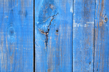 The old blue wood texture with natural patterns.