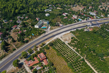 Road Near Mountains In Turkey