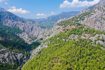 Fototapeta na wymiar Rocky Mountains In Turkey