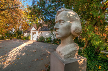The Birthplace of Fryderyk Chopin and Park. Zelazowa Wola, Masovian Voivodeship, Poland.
