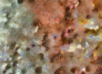 Grunge background. Abstract minimalism hand drawn pattern. Simple texture backdrop. Macro smooth brush strokes and splashes of paint. HD wallpaper design. Drawing template for creative ideas.