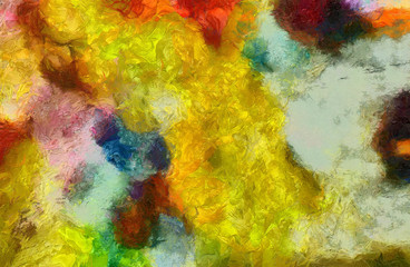 Abstract oil painting texture background.