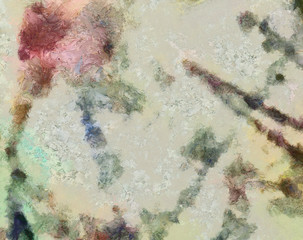 Grunge background. Abstract minimalism hand drawn pattern. Simple texture backdrop. Macro smooth brush strokes and splashes of paint. HD wallpaper design. Drawing template for creative ideas.