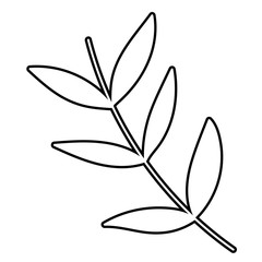 Isolated leaf vector design vector illustration